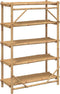 vidaXL - Rek - 5-laags - 100x40x150 - cm - bamboe