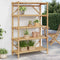 vidaXL - Rek - 5-laags - 100x40x150 - cm - bamboe