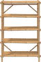 vidaXL - Rek - 5-laags - 100x40x150 - cm - bamboe