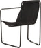 vidaXL Relaxfauteuil echt leer zwart