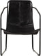 vidaXL Relaxfauteuil echt leer zwart