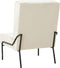 vidaXL - Relaxstoel - 65x79x87 - cm - fluweel - crèmewit