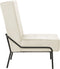 vidaXL - Relaxstoel - 65x79x87 - cm - fluweel - crèmewit