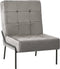 vidaXL - Relaxstoel - 65x79x87 - cm - fluweel - lichtgrijs