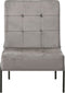vidaXL - Relaxstoel - 65x79x87 - cm - fluweel - lichtgrijs