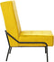 vidaXL - Relaxstoel - 65x79x87 - cm - fluweel - mosterdgeel