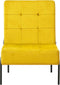 vidaXL - Relaxstoel - 65x79x87 - cm - fluweel - mosterdgeel