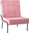 vidaXL - Relaxstoel - 65x79x87 - cm - fluweel - roze