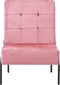 vidaXL - Relaxstoel - 65x79x87 - cm - fluweel - roze