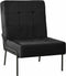 vidaXL - Relaxstoel - 65x79x87 - cm - fluweel - zwart