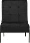 vidaXL - Relaxstoel - 65x79x87 - cm - fluweel - zwart