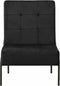 vidaXL - Relaxstoel - 65x79x87 - cm - fluweel - zwart