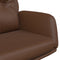 vidaXL Relaxstoel echt leer bruin