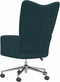 vidaXL Relaxstoel fluweel blauw
