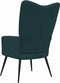 vidaXL Relaxstoel fluweel blauw