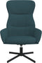 vidaXL Relaxstoel fluweel blauw