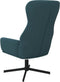 vidaXL Relaxstoel fluweel blauw