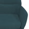 vidaXL Relaxstoel fluweel blauw
