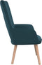 vidaXL Relaxstoel fluweel blauw