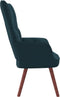 vidaXL Relaxstoel fluweel blauw