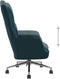 vidaXL Relaxstoel fluweel blauw