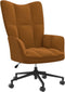vidaXL Relaxstoel fluweel bruin