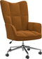 vidaXL Relaxstoel fluweel bruin