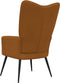 vidaXL Relaxstoel fluweel bruin