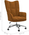 vidaXL Relaxstoel fluweel bruin