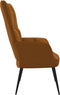 vidaXL Relaxstoel fluweel bruin
