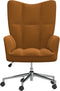 vidaXL Relaxstoel fluweel bruin
