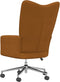 vidaXL Relaxstoel fluweel bruin