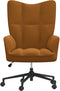 vidaXL Relaxstoel fluweel bruin