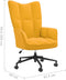 vidaXL Relaxstoel fluweel mosterdgeel