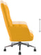 vidaXL Relaxstoel fluweel mosterdgeel