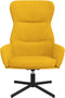 vidaXL Relaxstoel fluweel mosterdgeel