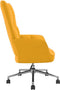 vidaXL Relaxstoel fluweel mosterdgeel