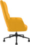 vidaXL Relaxstoel fluweel mosterdgeel