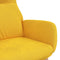 vidaXL Relaxstoel fluweel mosterdgeel
