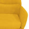 vidaXL Relaxstoel fluweel mosterdgeel