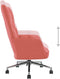 vidaXL Relaxstoel fluweel roze