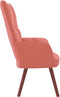 vidaXL Relaxstoel fluweel roze