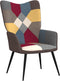 vidaXL Relaxstoel patchwork stof