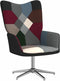vidaXL Relaxstoel patchwork stof