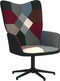 vidaXL Relaxstoel patchwork stof