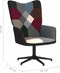 vidaXL Relaxstoel patchwork stof