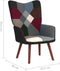 vidaXL Relaxstoel patchwork stof