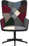 vidaXL Relaxstoel patchwork stof