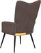 vidaXL Relaxstoel patchwork stof