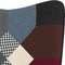 vidaXL Relaxstoel patchwork stof